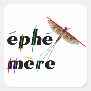 instant ephemeral square sticker