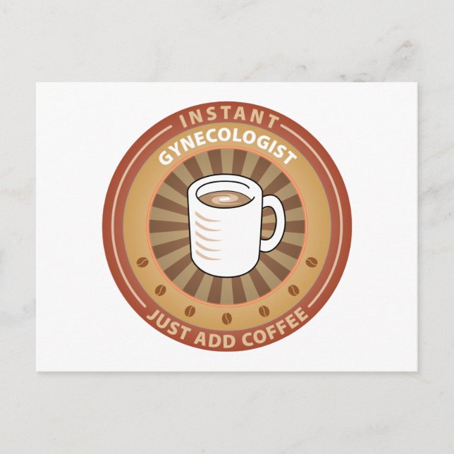 Instant Gynecologist Postcard (Front)