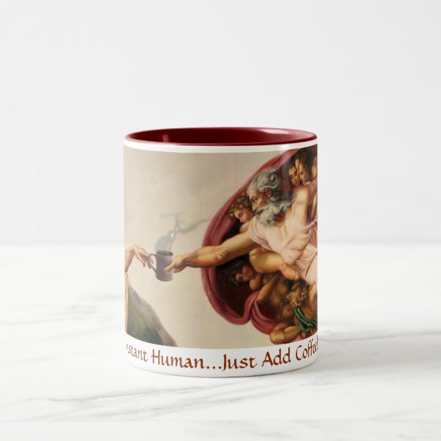 Instant Human Two-Tone Coffee Mug (Center)
