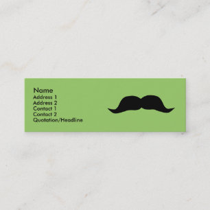 Instant Moustache Profile Cards