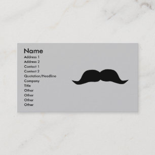 Instant Moustache Profile Cards