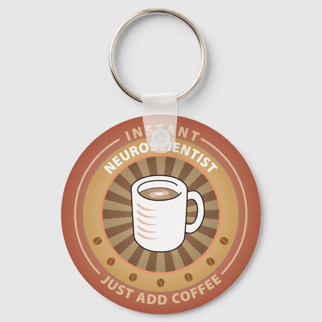 Instant Neuroscientist Keychain (Front)