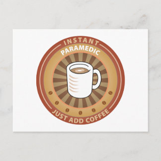 Instant Paramedic Postcard