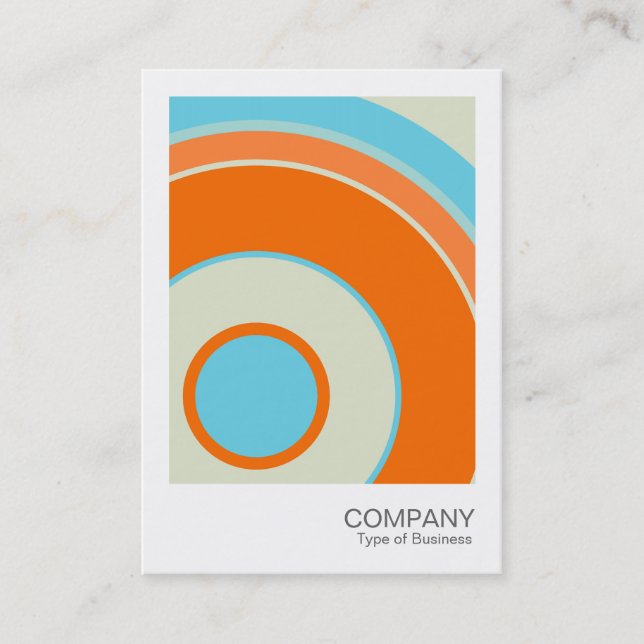 Instant Photo 061 - Colourful  Circle 02 Business Card (Front)