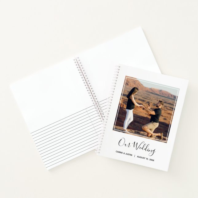 Instant Photo and Message Wedding Guest Book (Inside)
