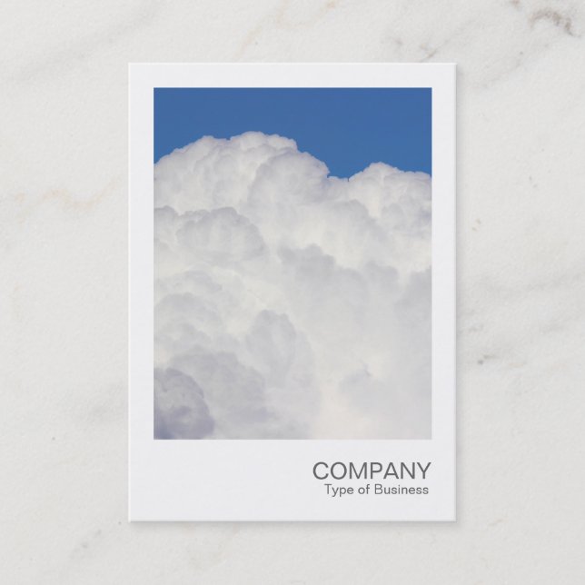 Instant Photo - Cumulus Clouds Business Card (Front)