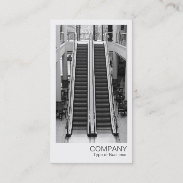 Instant Photo - Escalator Business Card (Front)