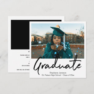 Instant Photo Graduatation Announcement