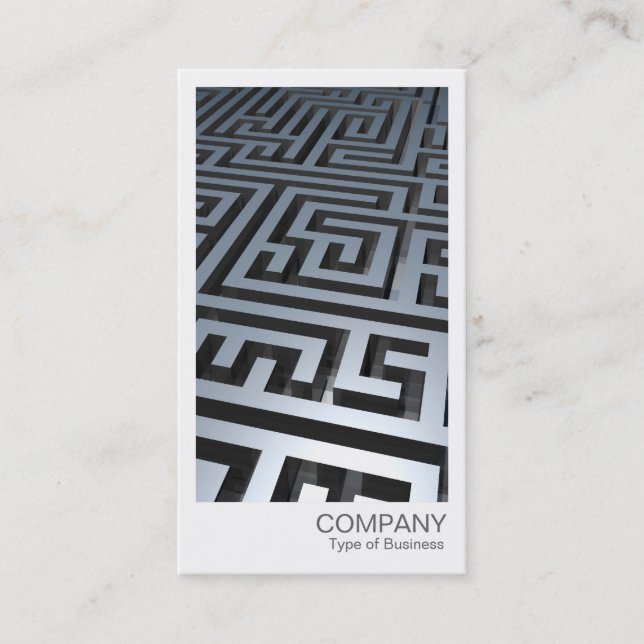 Instant Photo - Maze Business Card (Front)