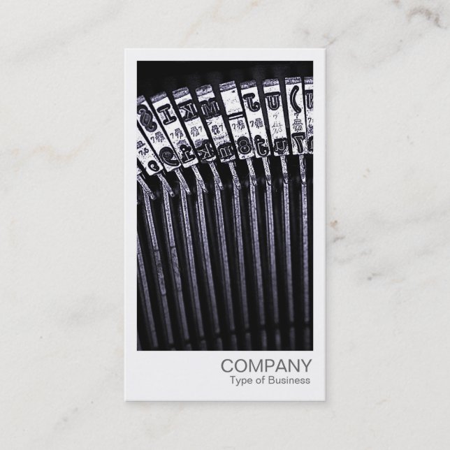 Instant Photo - Old Typewriter Business Card (Front)