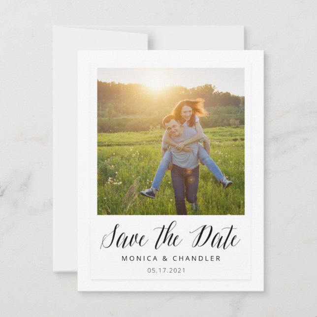 Instant Photo Style Save the Date (Front)