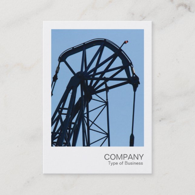 Instant Photo - Tower Crane (Detail) Business Card (Front)