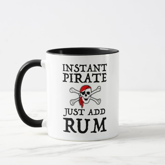 Instant Pirate - Just Add Rum Mug (Left)