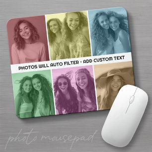 Instant Pop Art Photo Collage Auto Filter Mouse Pad