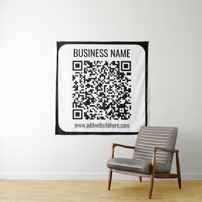 Instant QR Code (enter your website URL to change) Tapestry (In Situ)