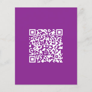 Instant QR code with Your Website URL   Purple Flyer