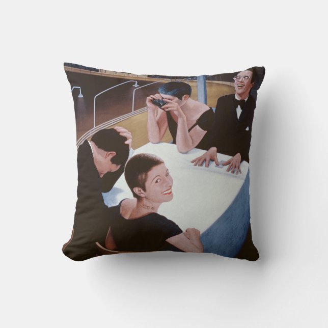 Instant Result 1980 Throw Pillow (Front)