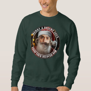 Instant Santa! Just add your face. Sweatshirt