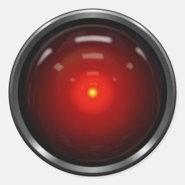 instant sentience classic round sticker (Front)