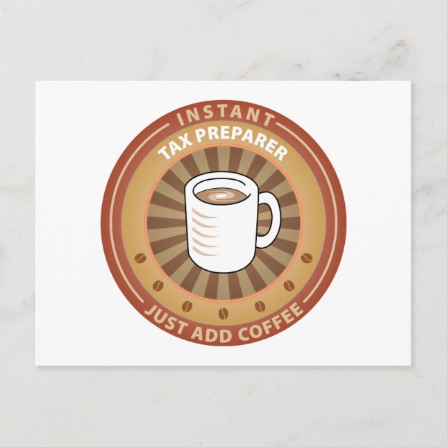 Instant Tax Preparer Postcard (Front)
