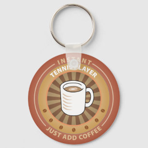 Instant Tennis Player Keychain