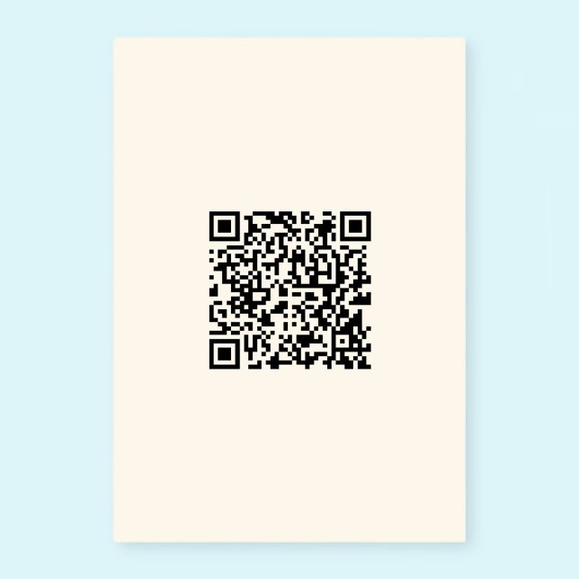 Instantly Create a QR Code | Editable Off White Table Number (Creator Uploaded)