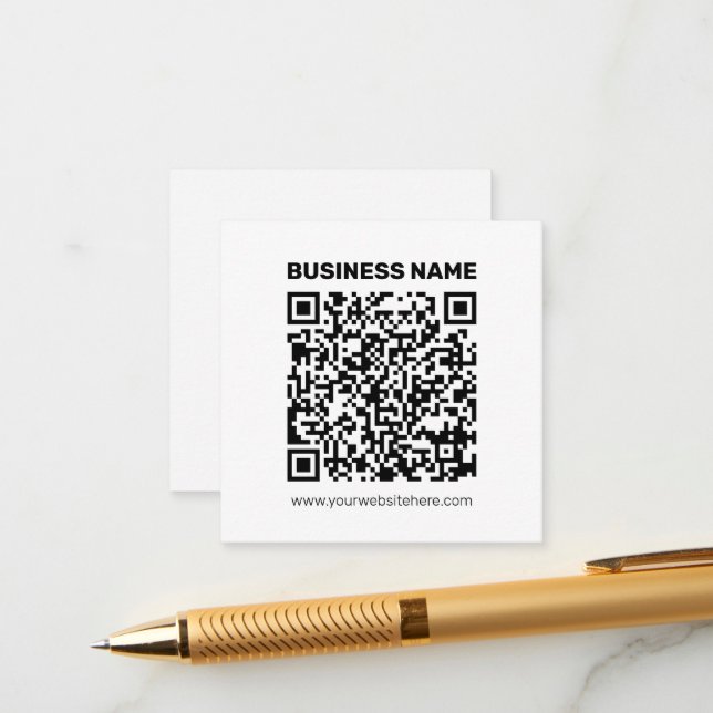 Instantly Create a QR code for Any Website Address Enclosure Card (Front/Back In Situ)