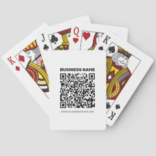 Instantly Create a QR code for Any Website Address Playing Cards