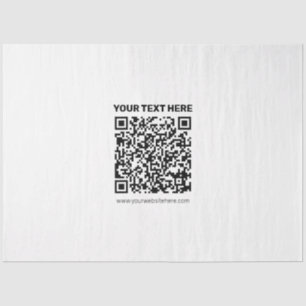 Instantly Create a QR code for Any Website Address Tissue Paper
