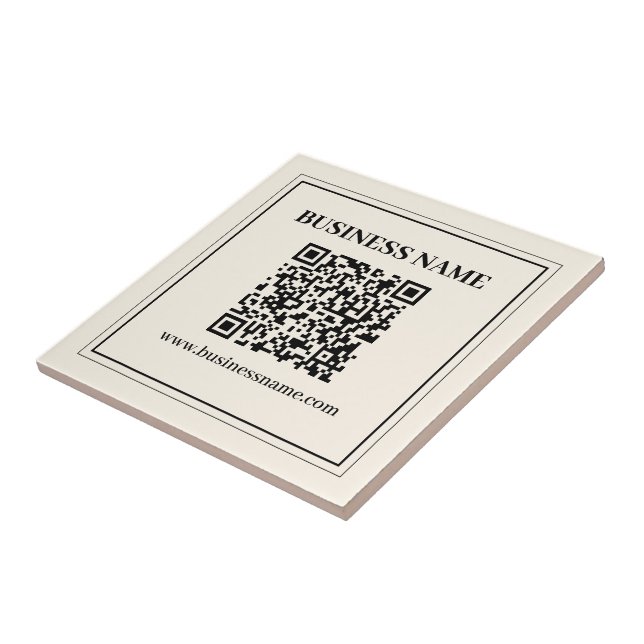 Instantly Create a Scannable QR code for Business Tile (Side)