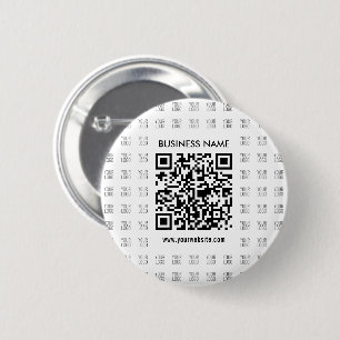 Instantly Create Scannable QR code & Logo Pattern 2 Inch Round Button