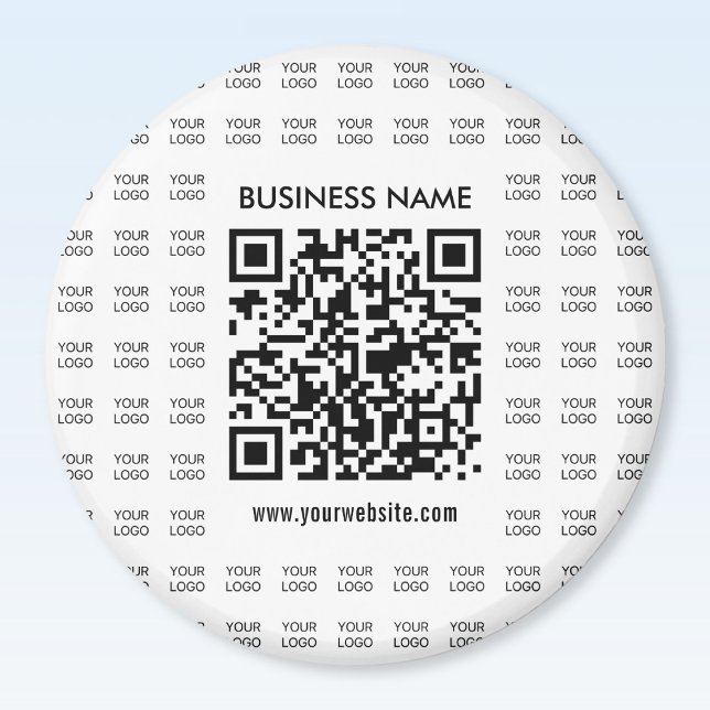Instantly Create Scannable QR code & Logo Pattern Magnet (Creator Uploaded)