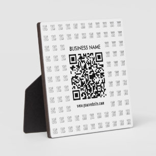 Instantly Create Scannable QR code & Logo Pattern Plaque