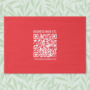 Instantly Create Your Own QR Code   Editable Red Tissue Paper