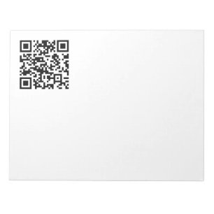 Instantly Created QR Code (by entering your URL) Notepad