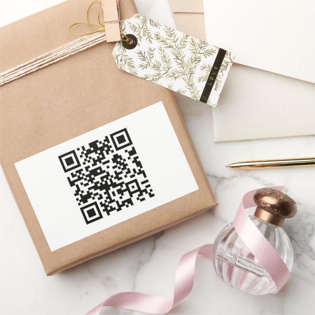 Instantly Created QR Code (by entering your URL) Sticker (Gifting)