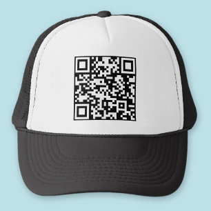 Instantly Created QR Code (by entering your URL) Trucker Hat