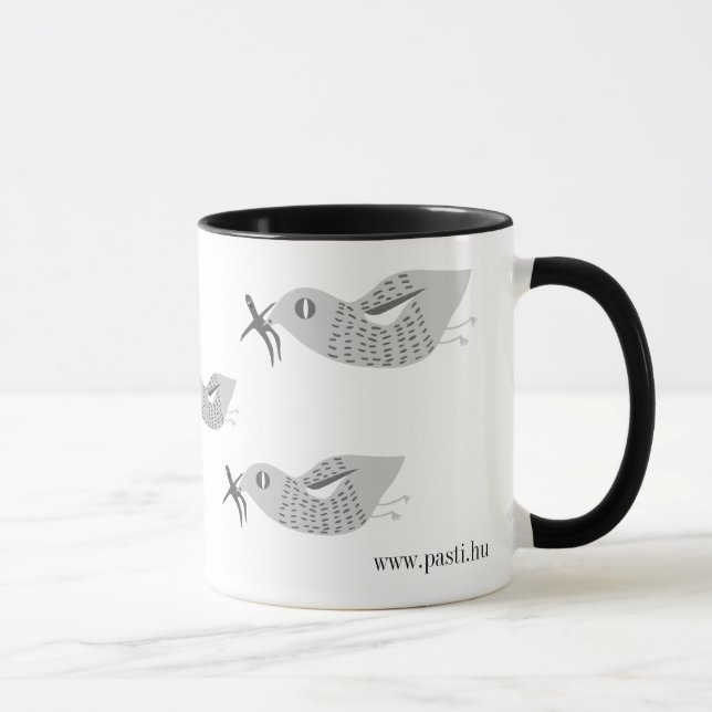 Instead of a stork... mug (Right)