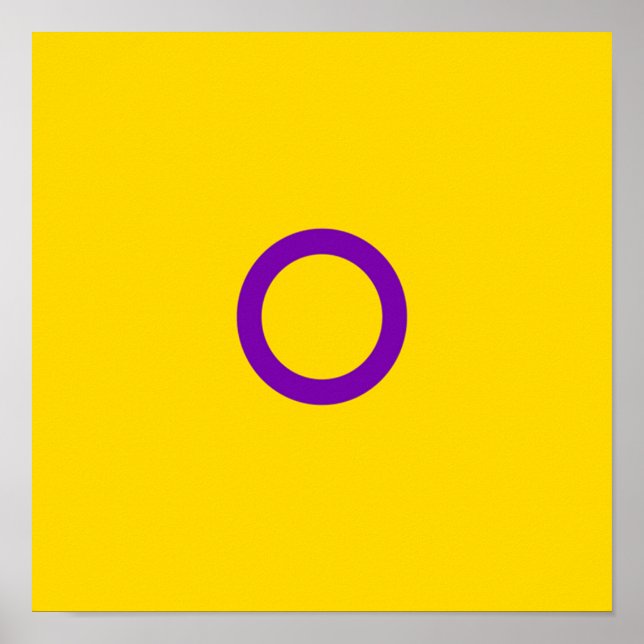 Instersex Flag Poster (Front)