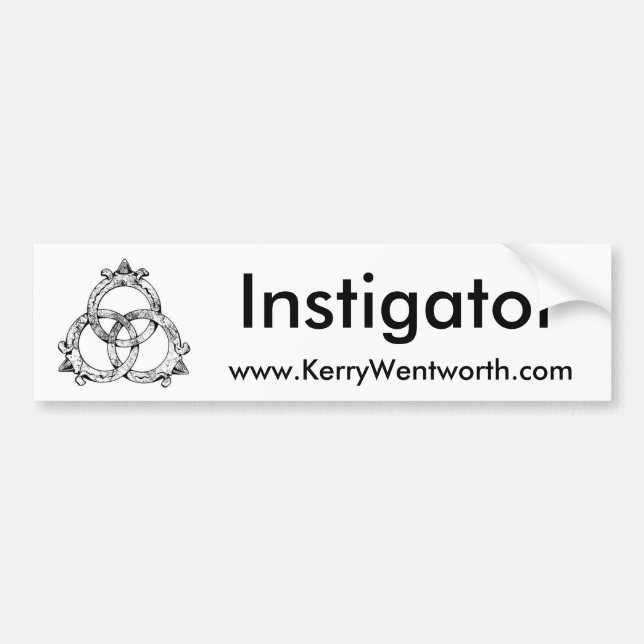 Instigator Bumper Sticker (Front)