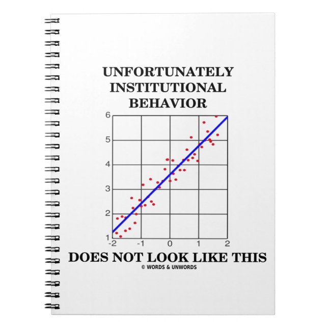 Institutional Behaviour Does Not Look Like This Notebook (Front)