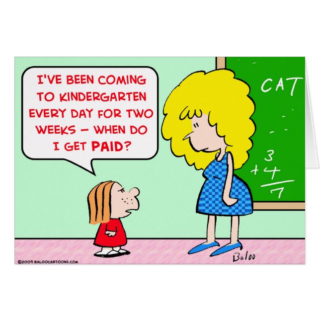 institutrice gardienne payée (Devant horizontal)