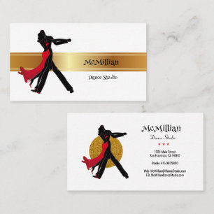 Instructeur Danse Studio Carte de visite