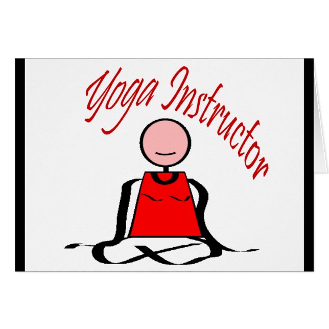 Instructeur de yoga---Chiffre de bâton de position (Devant horizontal)