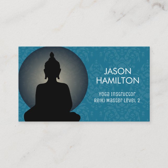 Instructeur de Yoga et Carte de visite de Reiki Ma (Devant)