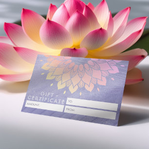 Instructeur de Yoga violet Rose Gold Mandala