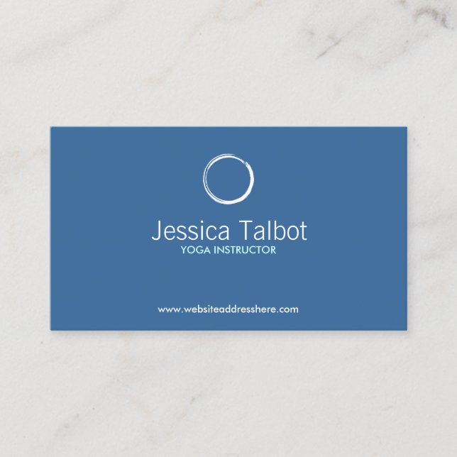 INSTRUCTEUR YOGA, Carte de visite DE FORMATEUR DE  (Devant)