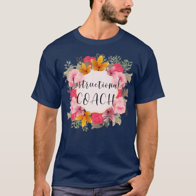 Instructional Coach Back to School Gift For T-Shirt (Front)