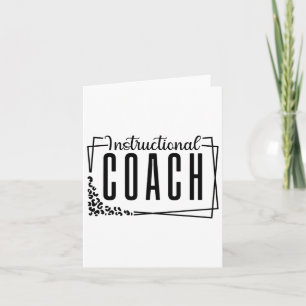 Instructional Coach Back To School Matching Group  Card