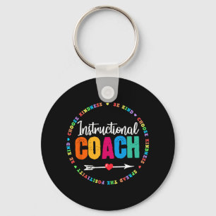 Instructional Coach Crew Byck To School Matching G Keychain